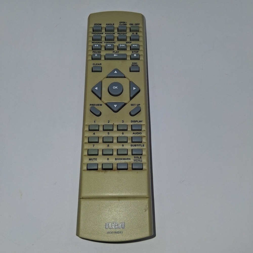 RCA RCR195DA1 DVD Remote Control Universal Remote Control